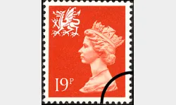 Wales 19p Flame