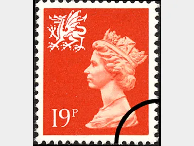 Wales 19p Flame