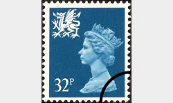 Wales 32p Dark Turquoise