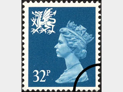 Wales 32p Dark Turquoise