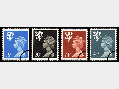 Scotland 15p, 20p, 24p, 34p