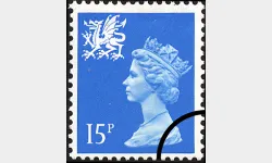 Wales 15p Light Blue