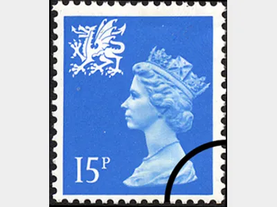 Wales 15p Light Blue