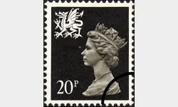 Wales 20p Black