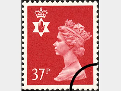 Northern Ireland 37p Red