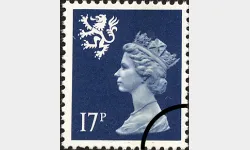 Scotland 17p Dark Blue
