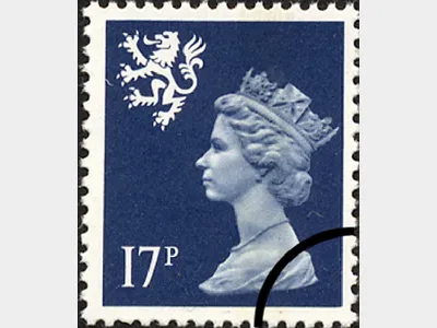 Scotland 17p Dark Blue