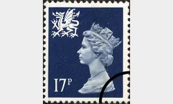 Wales 17p Dark Blue