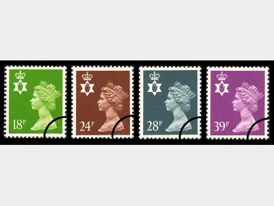Northern Ireland 18p, 24p, 28p, 39p