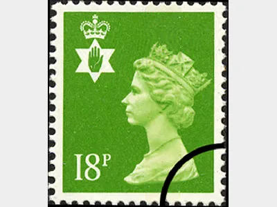 Northern Ireland 18p Light Green