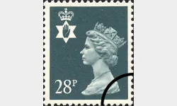 Northern Ireland 28p Slate-blue
