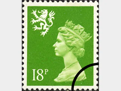 Scotland 18p Light Green