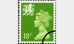 Wales 18p Light Green