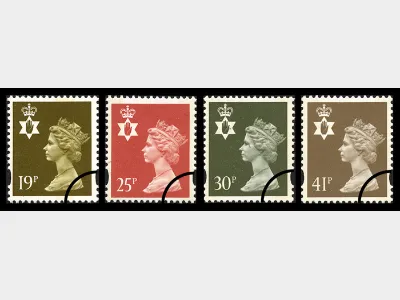 Northern Ireland 19p, 25p, 30p, 41p