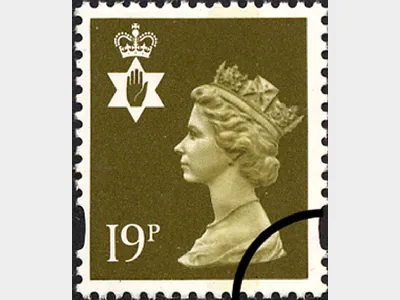 Northern Ireland 19p Olive-green