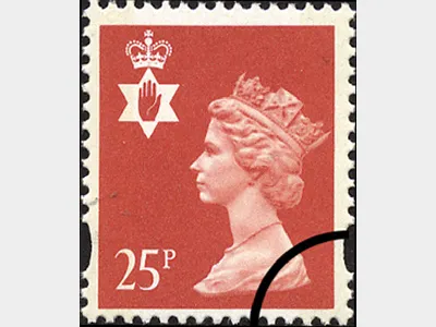 Northern Ireland 25p Salmon-pink