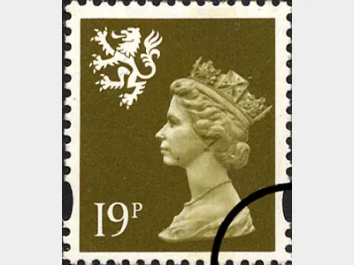 Scotland 19p Olive-green