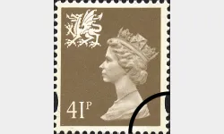 Wales 41p Stone