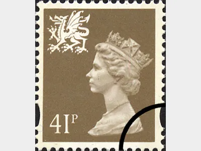 Wales 41p Stone