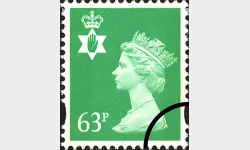 Northern Ireland 63p Emerald-green