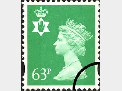 Northern Ireland 63p Emerald-green