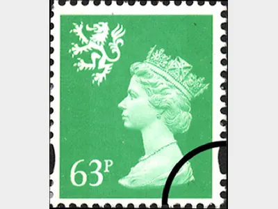 Scotland 63p Emerald-green
