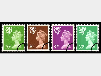 Scotland 20p, 26p, 37p, 63p