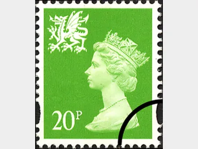 Wales 20p Light Green