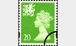 Wales 20p Light Green (dropped 'p')
