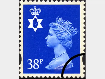 Northern Ireland 38p Ultramarine