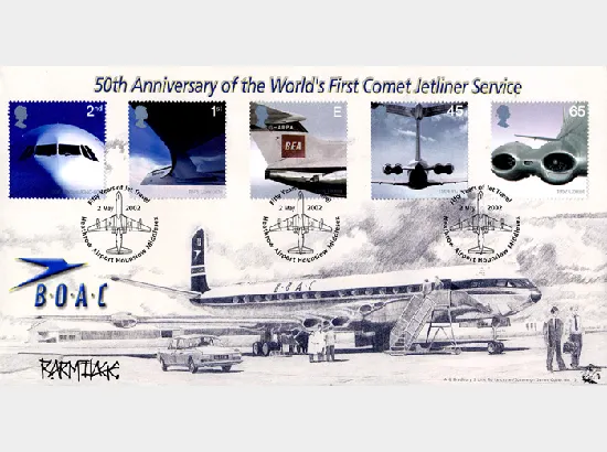 Airliners: Stamps