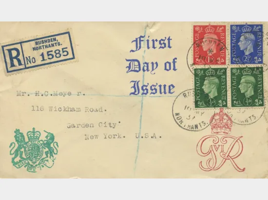 KGVI: 1/2d, 1d, 2 1/2d