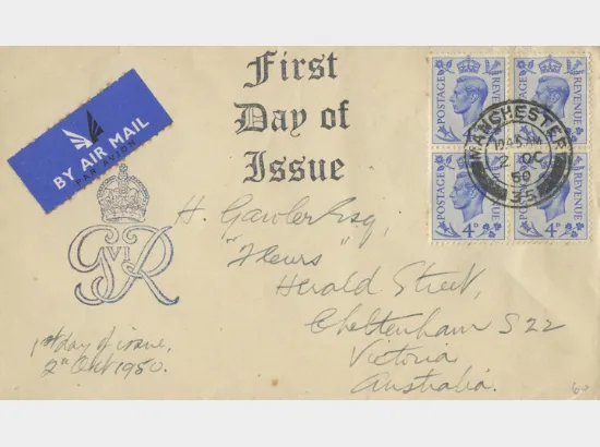 KGVI: 4d Light Ultramarine