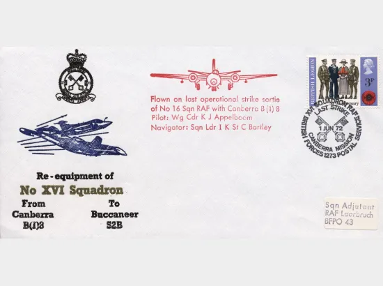 Re-equipment of No XVI Squadron