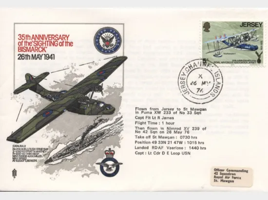 Sighting of the Bismarck