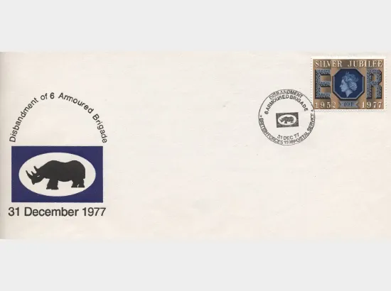 Disbandment of 6 Armoured Brigade