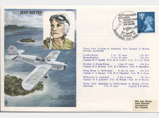 Solo England to New Zealand