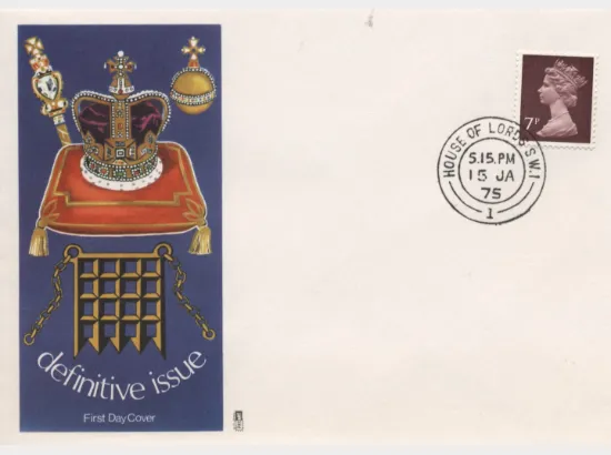 Machins: 7p Red-Brown