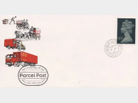 Machins: Parcel Post: £1.30