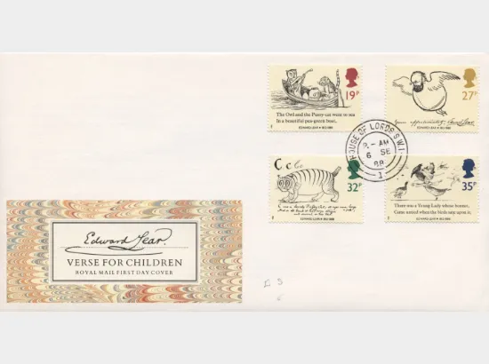 Edward Lear: Stamps