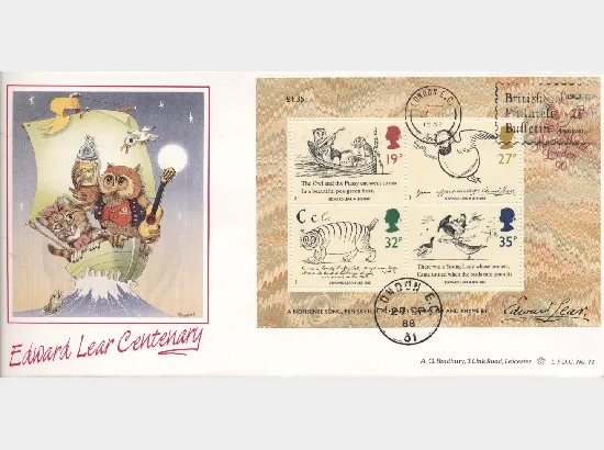 Edward Lear: Miniature Sheet