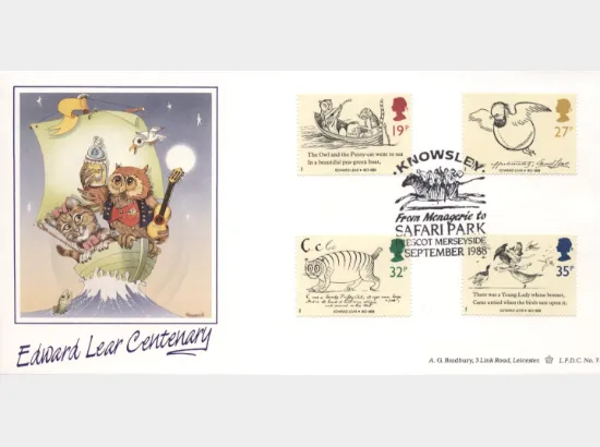 Edward Lear: Stamps