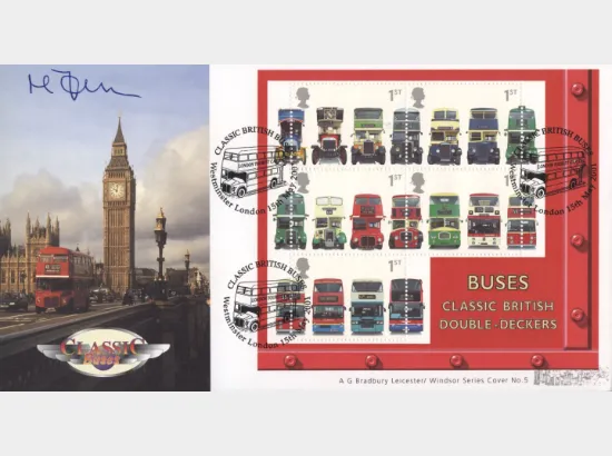 Double Decker Buses: Miniature Sheet