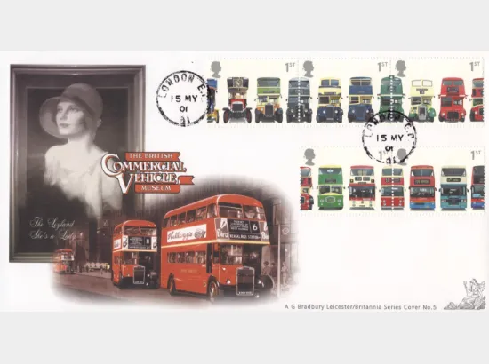 Double Decker Buses: Stamps