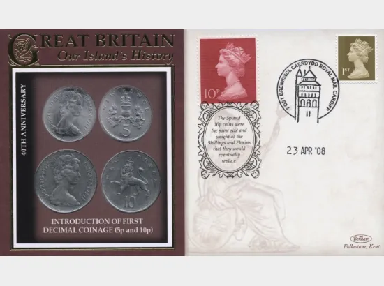 Introduction of First Decimal Coinage