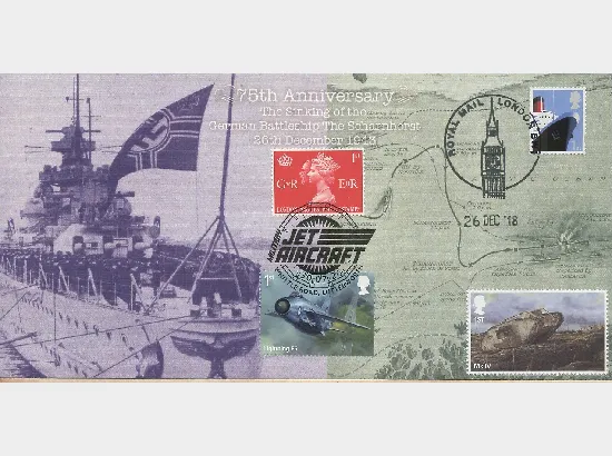 The 75th Anniversary of the  sinking of Sharnhorst German Battleship