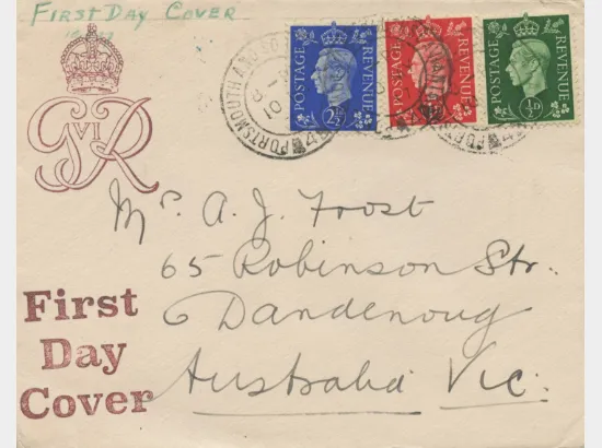 KGVI: 1/2d, 1d, 2 1/2d