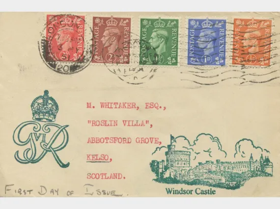 KGVI: Definitives Colour Change