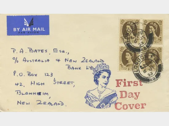 Wildings: 4d, 1s 3d, 1s 6d