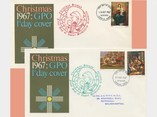 Christmas 1967 (3d & 1/6d)